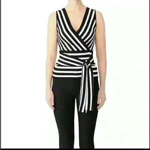 Parker Women’s Striped Winifred Knit Top. Size medium.